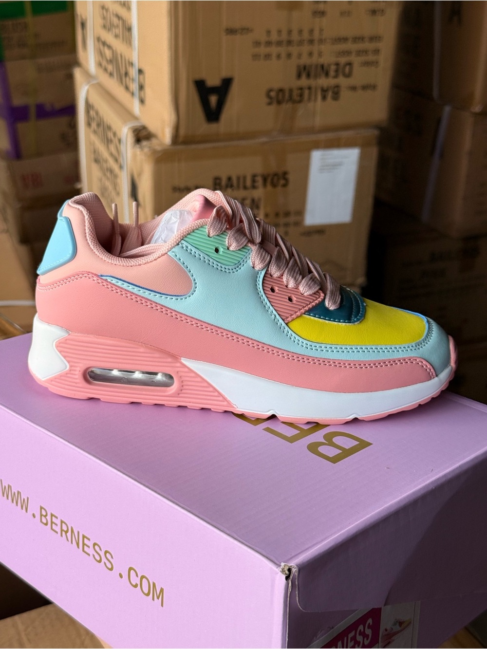 Colorblock Pastel Sneaker - Picture 3 of 4
